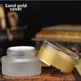 thumbnail image 3 of Botella de crema de acrílico transparente de vidrio esmerilado para crema de ojos, crema facial, botellas cosméticas, 3 of 6