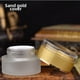 thumbnail image 5 of Botella de crema de acrílico transparente de vidrio esmerilado para crema de ojos, crema facial, botellas cosméticas, 5 of 6