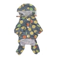 thumbnail image 2 of Dog Raincoat, Windproof Reflective Fruit Patterns Waterproof Pet Rain Jacket  For Walking XS,S,M,L,XL, 2 of 8