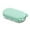 Green, variant on Bear Ice Silicone Square Halved with Lid Family 6-Pack for Freezer Nonstick Reusable Ice Cubes, Yellow