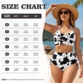 thumbnail image 6 of Psesaysky Trendy Cow Print Couples Matching Swimsuits Removable Pad Bikini and Board Shorts for Women Men Summer Beach Corss Front Swimsuit or Drawstring Swim Trunks Plus Size 2026, 6 of 7