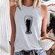 thumbnail image 2 of Blusa de camiseta sin mangas con cuello redondo y estampado de Oktoberfest divertido Vintage para mujer Fridja  gh4746, 2 of 5
