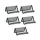 thumbnail image 1 of 5 tarjeteros de malla metálica para tarjetas de visita, colección de tarjetas de oficina Negro, 1 of 9