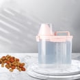 thumbnail image 2 of Contenedor de alimentos para mascotas Zulema rosa Pequeño, 2 of 7