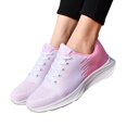 thumbnail image 2 of Vedolay Women's Platform Sneakers Women's Soft Flat Slip-on Sneakers Breathable Non-Slip Shoes,Hot Pink 8, 2 of 5