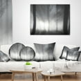 thumbnail image 4 of Designart Forest in Heavy Autumn Mist - Landscape Photo Throw Pillow - 12x20, 4 of 5