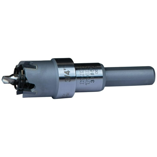 Cortador de agujeros Klein Tools 31850 de carburo pesado de 3/4 pulgadas