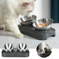 thumbnail image 2 of Elevated Cat Bowls Dog Water And Food Bowl Holder Dog Elevated Medium Breed Metal Pet Bowls for Dogs Slow Feeder Bowl Large Breed Pet Food Bowls for Small Dogs Lifted Dog Bowls for Large Breed Sturdy, 2 of 8