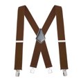 thumbnail image 1 of Buyless Fashion Mens Suspenders - 48" Elastic Adjustable Heavy Duty 2" Wide - X Back, 1 of 7