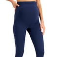 thumbnail image 3 of ID Ideology Women's Maternity Leggings Purple Size Medium, 3 of 3