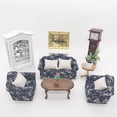 thumbnail image 4 of PEONAVET Mini Sofa 1:12 Maison de Poupée Maison de Poupée Sofa Sofa de Simulation Ensemble Trois Pièces, 4 of 6