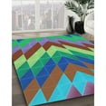 thumbnail image 2 of Ahgly Company Indoor Rectangle Patterned Lime Mint Green Area Rugs, 2' x 3', 2 of 6