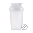 thumbnail image 1 of 400ml Motivational Shaker Bottle With Mixing Ball Leak Proof Portable Protein Cup, 1 of 7