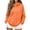 Orange&15^0710Q, variant on Garbnen Hoodie Women Fleece Lined Long Sleeve Pullover for Women Oversized Fall Winter Warm Trendy Sweatshirt for Women with Pocket XL