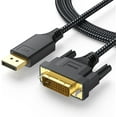 TRAHOODisplayPort to DVI Cable 6ft, DP Display Port to DVI D Cable