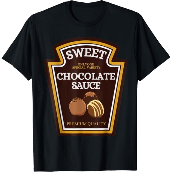 Chocolate Sauce Cake Ice Cream Halloween Costume Condiments T-Shirt