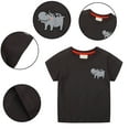 thumbnail image 4 of WOLLED 2-8Y Toddler Baby Boys Casual T-Shirt Kids Summer Solid Color Short Sleeve Pullover Shirt, 4 of 9