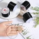 thumbnail image 3 of 240 m, 4 rollos de 0,8 mm, cordón elástico negro para pulseras, hilo para abalorios, cuerdas de licra, cordones con cuentas de semillas, 3 of 9