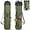 Khaki Green, variant on Fishing Rod Bag Pole Holder, Portable Fishing Rod Case Carrier Canvas Pole Storage Bag Travel Carry Case Waterproof Fishing Tackle Gear Organizer