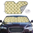 thumbnail image 2 of Balery Yellow Corn Print Car Windshield Sun Shade,Windshield Sunshade for Car Pickup Truck SUV Accessories-Small, 2 of 7