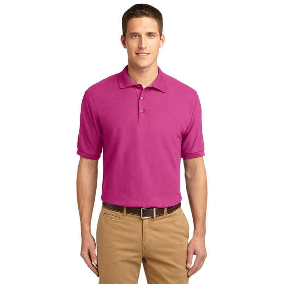 Port Authority Tall Polo (TLK500) Tropical Pink, 4XLT