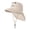 Z03-Beige, variant on LRen Tea Party Hats for Girls Summer Sun Wide Brim Bucket Hat for Kids Boys Girls Fisherman Style Neck Sun Hat Khaki