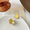 Yellow, variant on Irregular Geometric Clip On Earrings For Women Non Pierced Candy Color Resin Jewelry Fashion Ear Cuff Earring Aretes Mujer