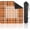 Multi 10-1, variant on Mahjong Mat for Table 31.5x31.5 Inch – Tartan Plaid Check Texture Fall Halloween Non-Slip Noise-Reducing Game Mat for Poker, Dominoes & Board Games