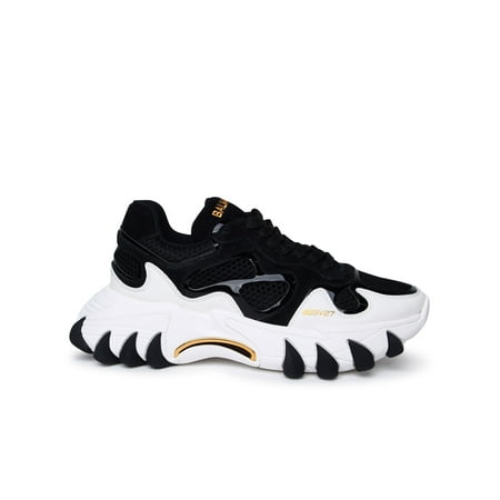 

Balmain Woman Balmain Black Leather Blend Sneakers