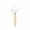 B, variant on Danish Dough Whisk,9.64 Inch wooden handle Stainless Steel Dough Hook Whisk, Handheld Mixer for Bread,Pizza,Cake Making