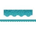 thumbnail image 2 of Teacher Created Resources Teal Sparkle Scalloped Border Trim, 35 Feet Per Pack, 6 Packs, 2 of 2