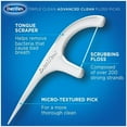 thumbnail image 6 of DenTek Advanced Clean Triple Clean Floss Picks, Removes Plaque & Bacteria, No Break No Shred, Micro-Textured Pick, 150 Count (Pack of 2), 6 of 10