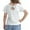 674White2483, variant on Child Girls Summer Tops Short Sleeve Tee With Back Bow Design Casual Round Neck Shirt Toddler Kids Outdoor Play School Everyday Soft Comfortable Breathable Back To School Fashionable Blouses