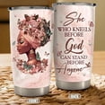 thumbnail image 2 of Black Woman Tumbler 20oz Stainless Steel Insulated Coffee Travel Mug Cup for Women Girls Gifts for Birthday Christmas, 2 of 6