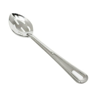 Excellante 11" slotted blasting spoon, stainless steel handle, comes in each