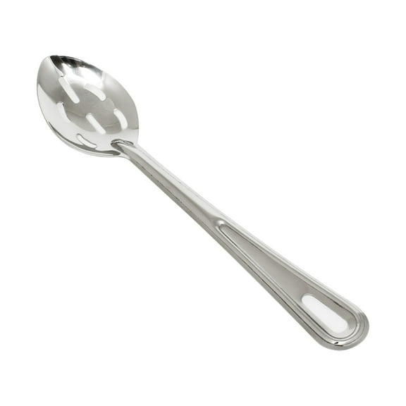 Excellante 13" slotted basting spoon, stainless steel handle, comes in each