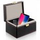 thumbnail image 1 of Caja De Seguridad Para Llave De Coche Sin Llave, Caja De Jaula Protección De Llave Sin Contacto La Caja Antirrobo Go Pu Sin Llave Bloquea La Señal Rfid Y NFC Del Llavero Fob, 1 of 5