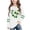 White, variant on Boys Girls Long Sleeve T Shirts St Patricks Day Green Pullover Tops Loose Crew Neck Fall Clothing for Irish Festival Themed Party