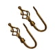 thumbnail image 4 of Advancent 2 piezas de cortina Tieback en forma de U reemplazo antioxidante hogar estudio Hotel parasol gancho sujetador accesorios cian 3 Type2 NO2, 4 of 6