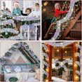 thumbnail image 7 of NOGIS Halloween Christmas Prelit Tinsel Garland Metallic Garland with LED String Lights Twist Garland Decorations Hanging Halloween Garland for Tree Wedding Party Decor (16.4ft,Silver), 7 of 7