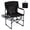 Black, variant on Costway Folding Camping Chair with Side Table & Cup Holder, Carrying Bag for Picnic, Beach Black