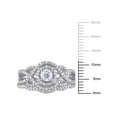 thumbnail image 2 of Everly Women's Diamond 14k White Gold Bridal Set, 2 of 7