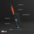 thumbnail image 3 of MK Lighter Outdoor Series Alpine Set 5-Pack Assorted Design Multipurpose Refillable, Windproof Flame, Slip guard Candle & BBQ, Prepping & Camping Supplies, Survival Lighters (OUTDOORSMEN), 3 of 6