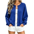 thumbnail image 5 of Enjoytime Womens Cardigan Crew Neck Button Down Long Sleeve Cardigans Sweater Fall Winter Cozy Casual Work Knit Jacket, 5 of 8