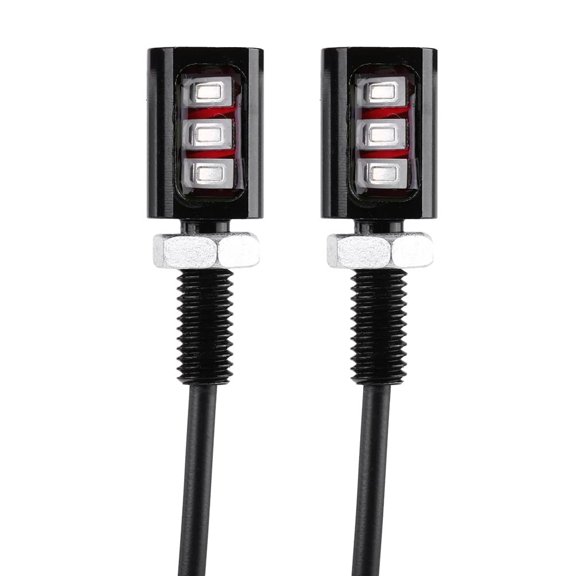 Universal Motorcycle Car SMD 3LED License Plate Light Screw Bolt Lamp Bulbs