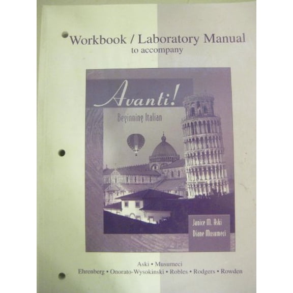 Pre-Owned Workbook/Laboratory Manual T/A Avanti Paperback