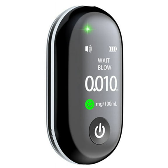 Compact Highly Accurate Sensitive Alcohol Detector Rechargeable Long-Lasting Breathalyzer G1 Multi-Language Tester