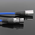 thumbnail image 4 of 1M XLR 3Pin Câble Mâle à Femelle Blindé Microphone Rallonge Câble, 4 of 8