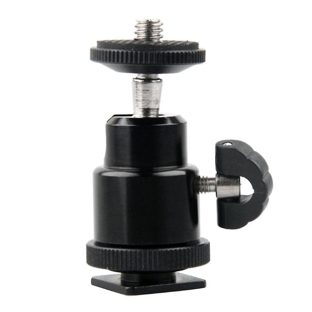 Soporte de luz de fotografía YONGSHENG Metal cabeza de bola 1/4 mini zapata
