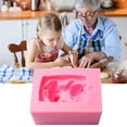 thumbnail image 3 of Bearachild 3D Baby Cake Fondant Molde de silicona Panadería Cute Mousse Sugarcraft Mold Restaurant Herramienta para hornear Utensilios para Cocina y Comedor, 3 of 6